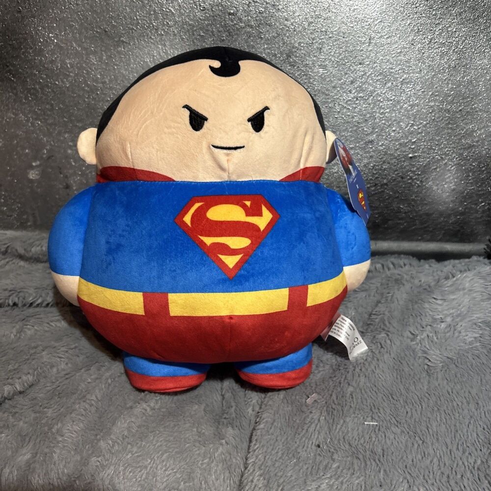 DC Comics Superman FAO Schwarz 10"  Blob Plush - New With Tags